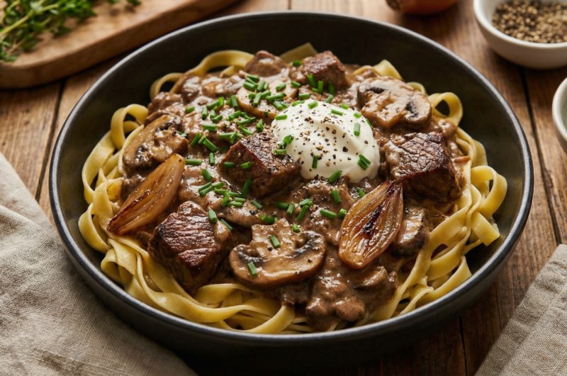 Delia Smith Beef Stroganoff Recipe