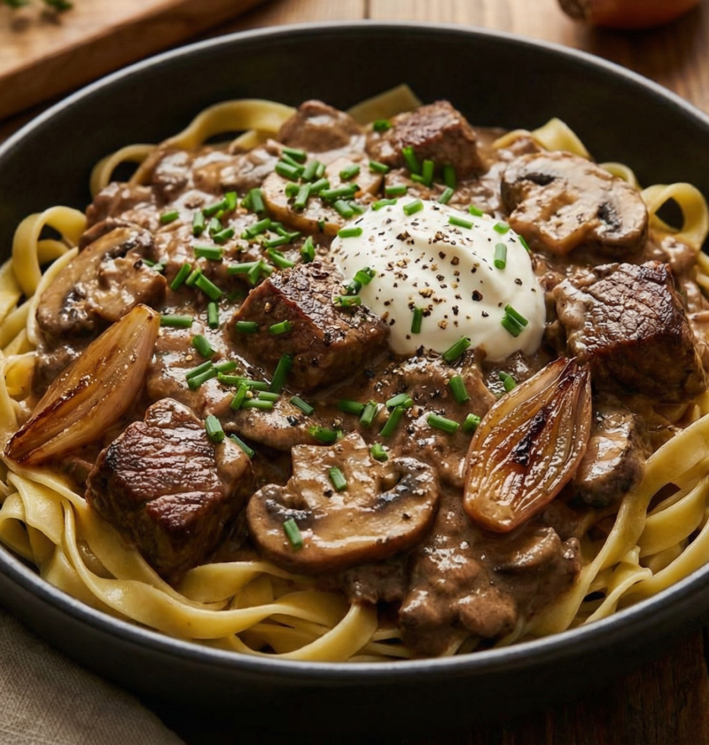 Delia Smith Beef Stroganoff Recipe