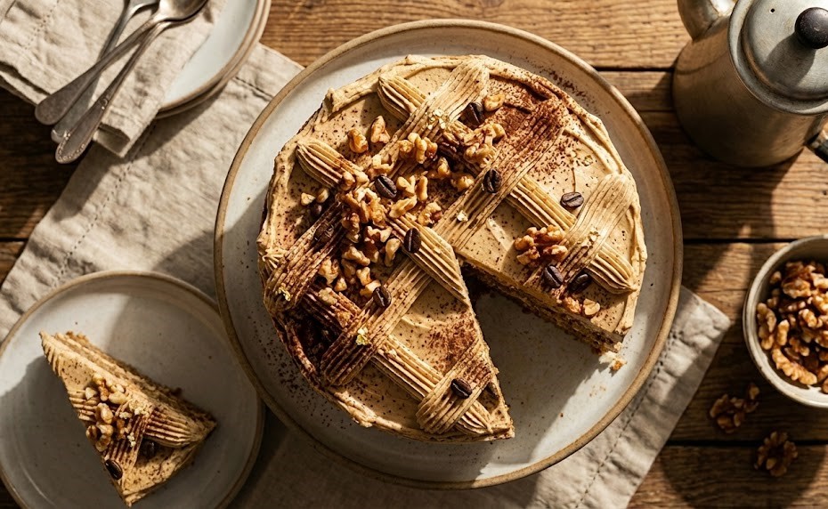 Delia Smith Coffee And Walnut Cake Recipe