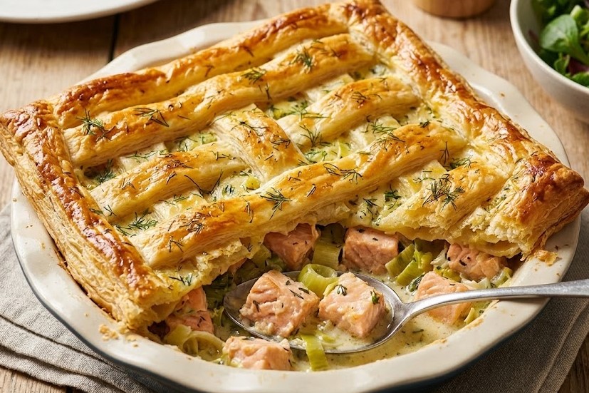 Delia Smith Fish Pie with Leeks