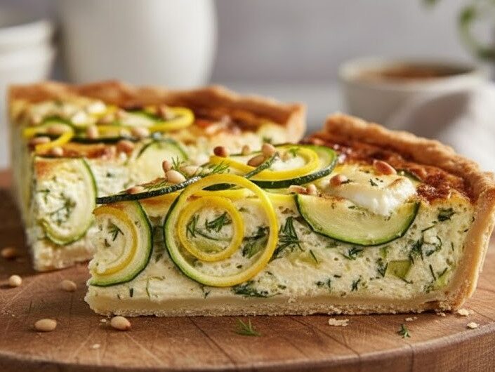 Delia Smith Courgette Quiche