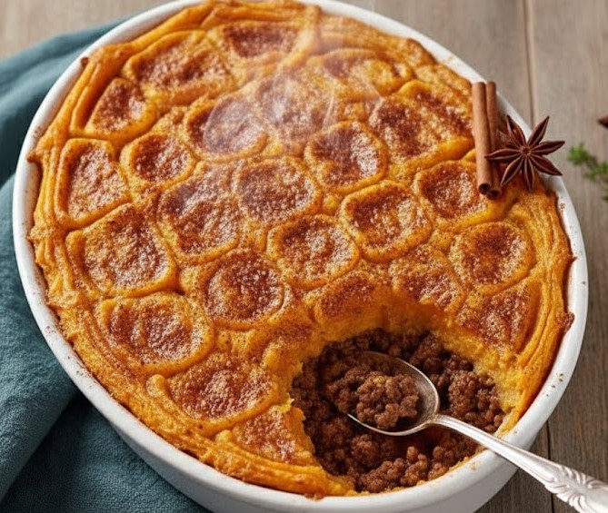 Delia Smith Cottage Pie with Cinnamon