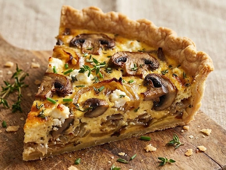 Delia Smith Mushroom Quiche Recipe