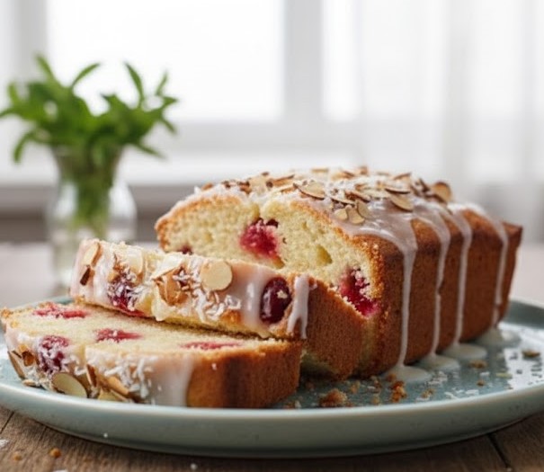 Delia Smith Cherry and Coconut Cake