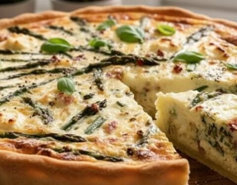 Delia Smith Asparagus and Bacon Quiche