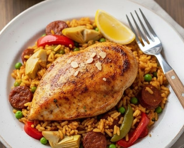 Delia Smith Spanish Chicken