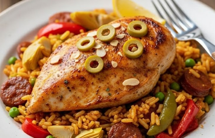 Delia Smith Spanish Chicken