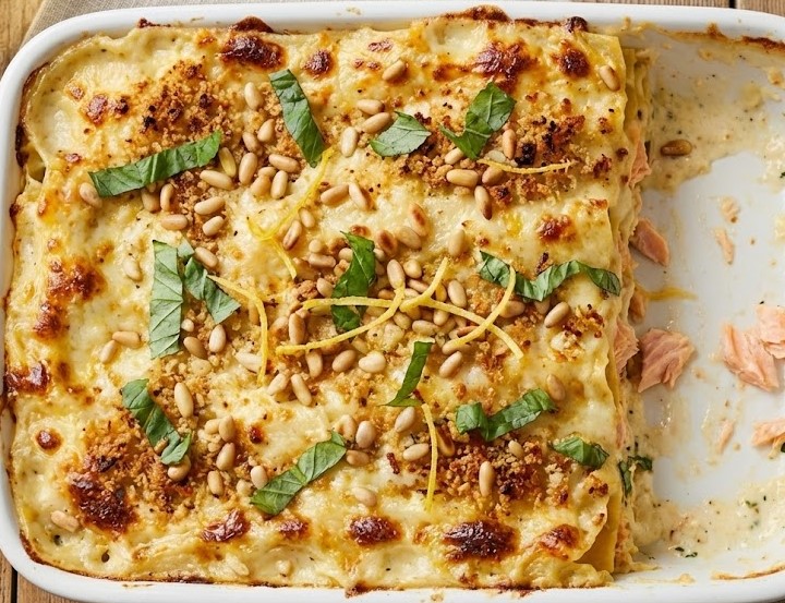 Delia Smith Salmon Lasagne