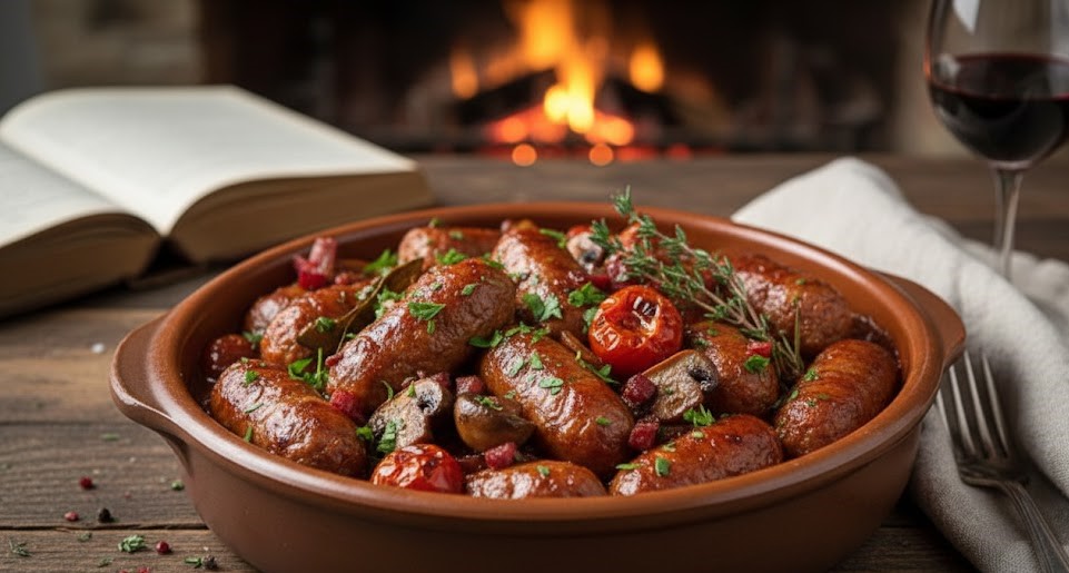 Delia Smith Sausage Casserole Red Wine Recipe