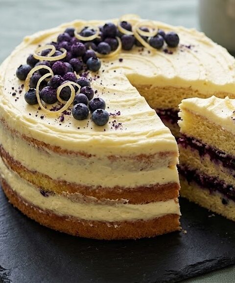 Delia Smith Lemon and Blueberry Cake Recipe