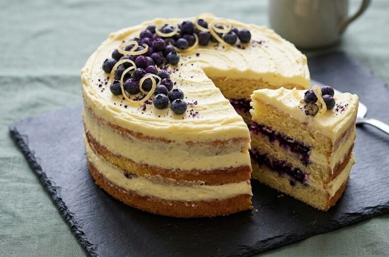Delia Smith Lemon and Blueberry Cake Recipe