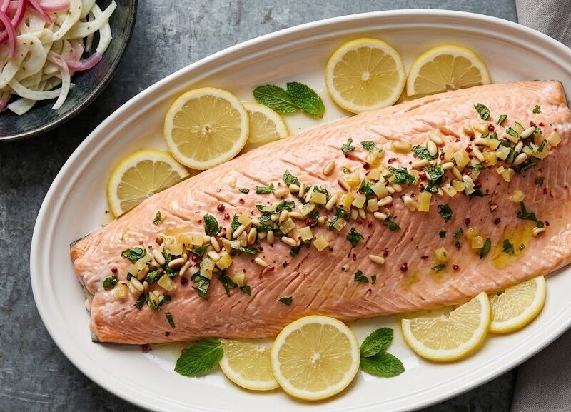 Delia Smith Whole Poached Salmon Recipe