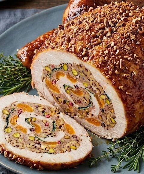 Martha Stewart’s Stuffed Turkey