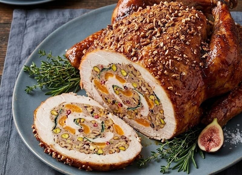 Martha Stewart’s Stuffed Turkey