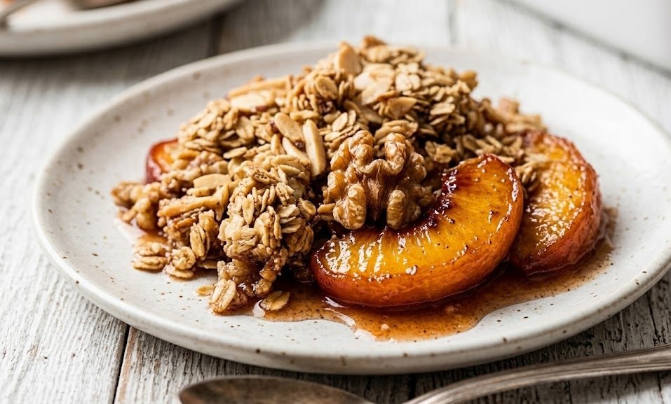 How to Make Martha Stewart’s Peach Crumble