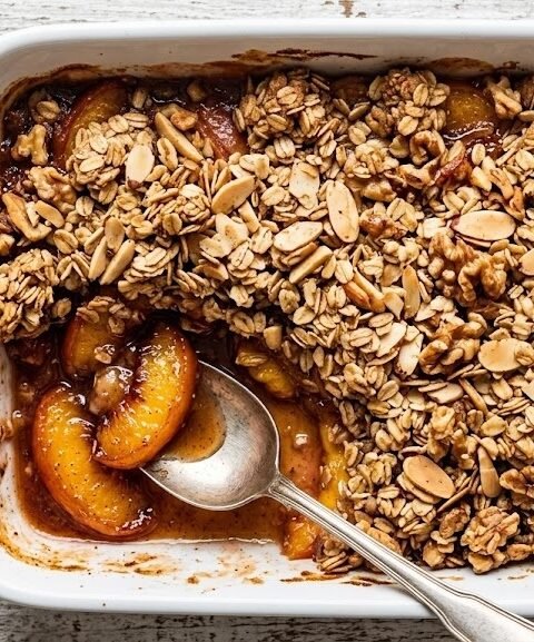 Martha Stewart’s Peach Crumble