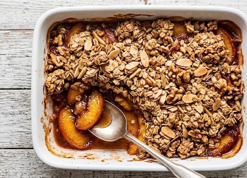 Martha Stewart’s Peach Crumble